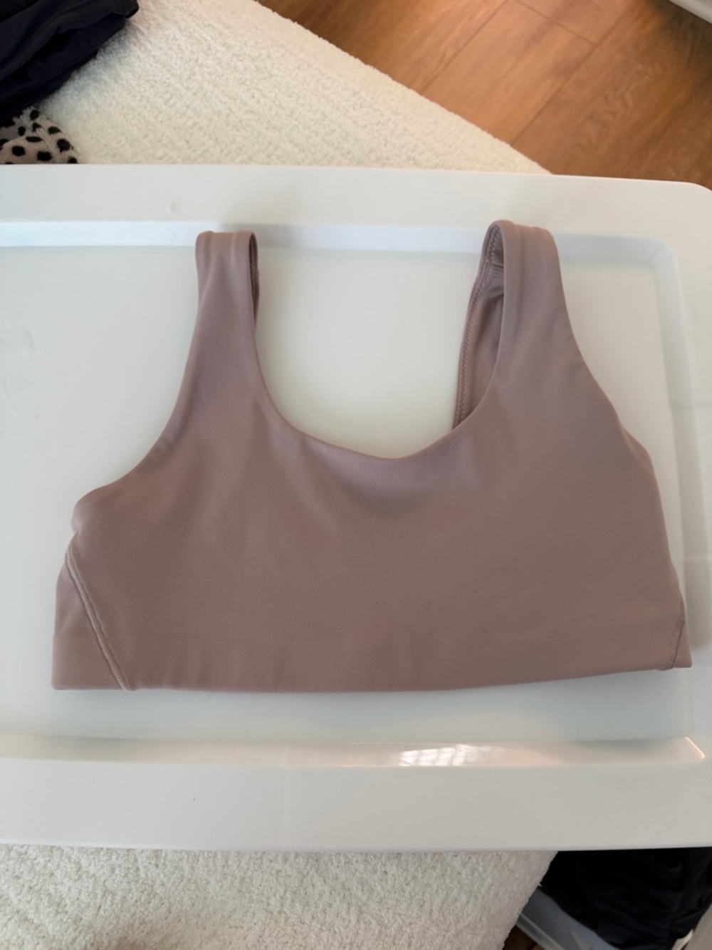 Mauve Nike Alate Sports Bra